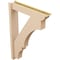 Ekena Millwork 6-in W x 30-in D x 42-in H Balboa Trad Rough Cedar Woodgrain TimberThane Outlooker, Primed Tan OUTUR060X30X42BOA04RCPR - alternate 5